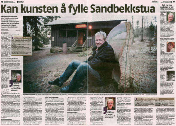 Kan kunsten å fylle Sandbekkstua